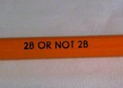 不過就是支2B鉛筆，裝什麼高尚＆＃8230;＆＃8230;