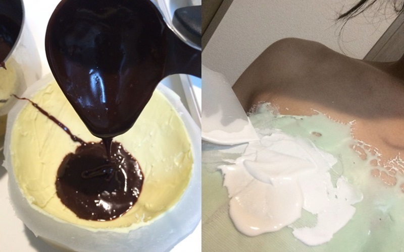 AV女優真木今日子自製《G罩杯巨乳巧克力》，部落格大方分享製作過程