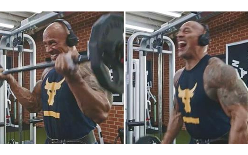 巨石強森怎麼練二頭肌？他公開健身影片「超瘋狂的鍛煉方式」讓網友看傻：根本怪.物等級